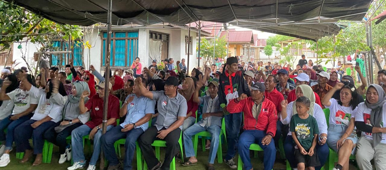 Antusias Warga Kecamatan Pinogalan hadiri kampanye SJL-MAP.